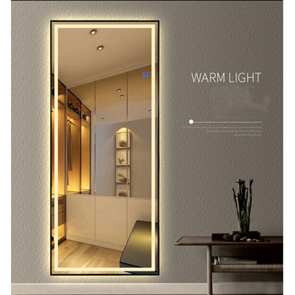 LED Wall Dressing Mirror for Home Hotel Floor Full Length Mirror