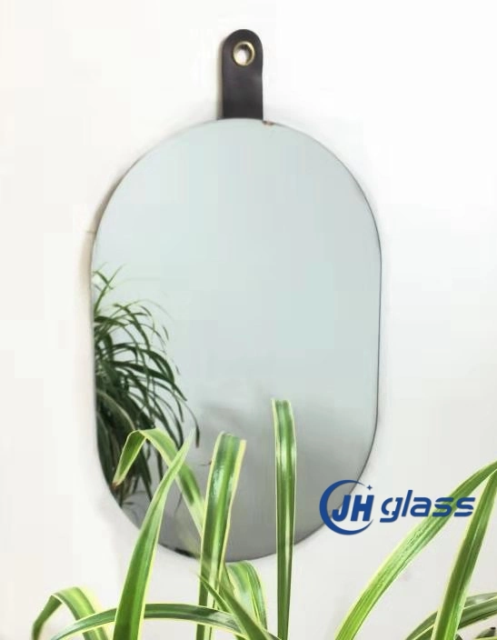 Modern Bathroom Wall Decorative Irregular Mirror with Strip Hanger